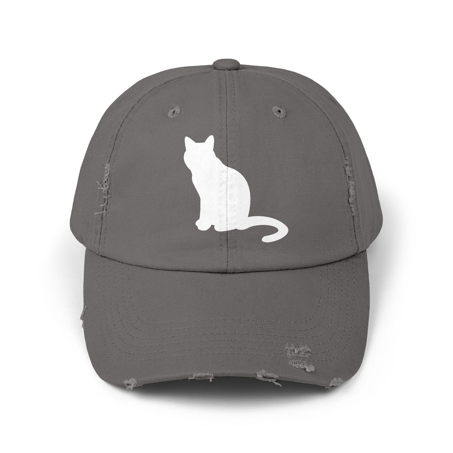 Kitty Cat Distressed Cap